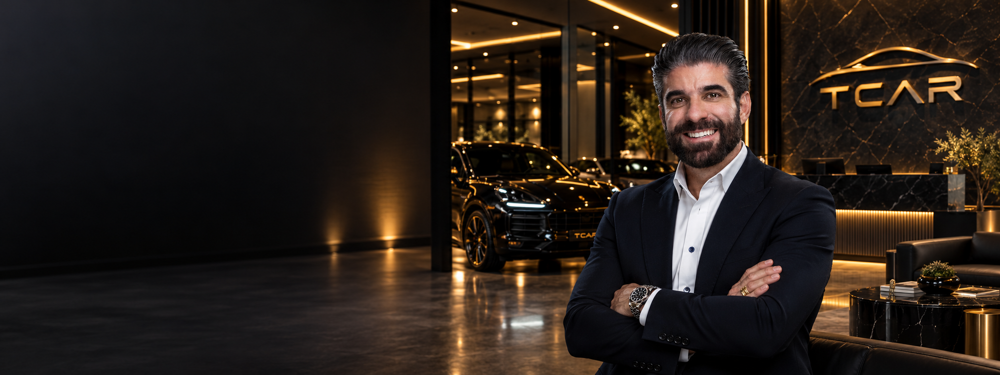 Tiago TCAR em ambiente da marca